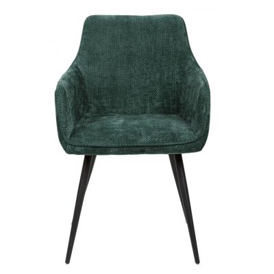 Scaun Satori Pop, Homla, 59x57x84 cm, MDF/metal/poliester, verde