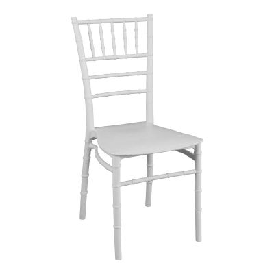 Scaun Tiffany pakoworld pp in nuanta alb 42x40x89cm