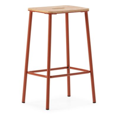 Scaune de bar cărămizii 2 buc. (înălțime șezut 65 cm) Abba – Marckeric