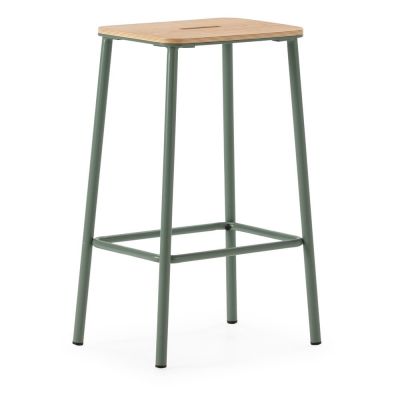 Scaune de bar verzi 2 buc. (înălțime șezut 65 cm) Abba – Marckeric