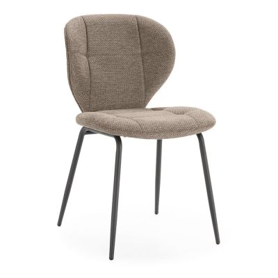 Scaune de dining bej 2 buc. Maori – Marckeric