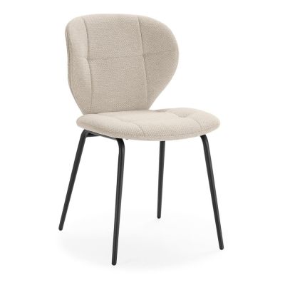 Scaune de dining crem 2 buc. Maori – Marckeric