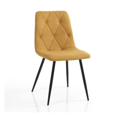 Scaune de dining galben-ocru 2 buc. Mesh – Tomasucci
