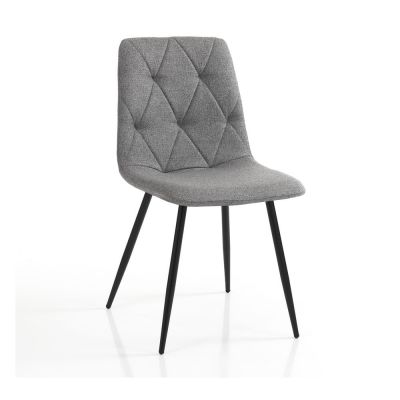 Scaune de dining gri 2 buc. Mesh – Tomasucci