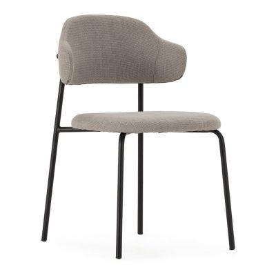 Scaune de dining gri-deschis 4 buc. Adriel – Marckeric