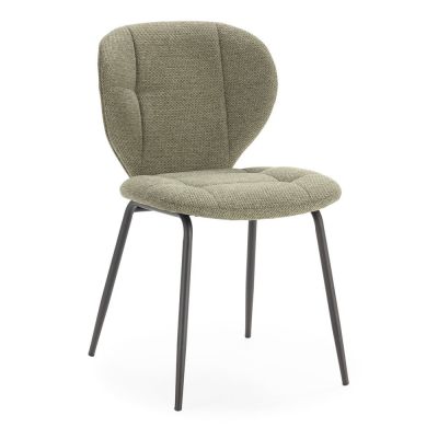 Scaune de dining verde 2 buc. Maori – Marckeric