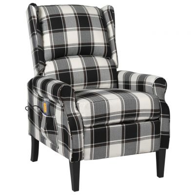 Gossi fotoliu de masaj rabatabil, multicolor, material textil