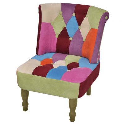 Gossi fotoliu frantuzesc, model mozaic, material textil