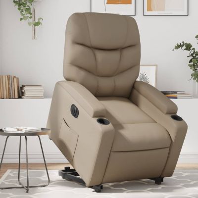 Gossi fotoliu rabatabil electric cu ridicare, cappuccino