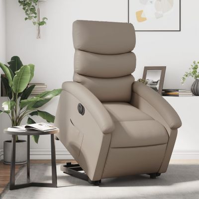 Gossi fotoliu rabatabil electric cu ridicare, cappuccino