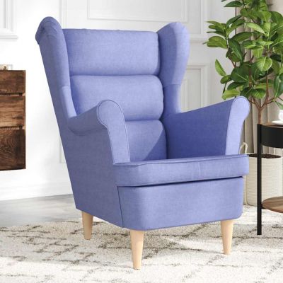 Gossi fotoliu, albastru jeans, 74x84x100 cm, textil