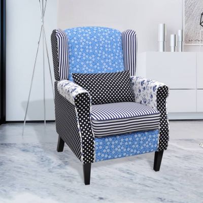 Gossi fotoliu, design mozaic, material textil