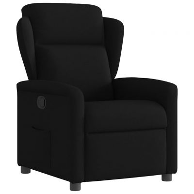Gossi fotoliu rabatabil, negru, material textil