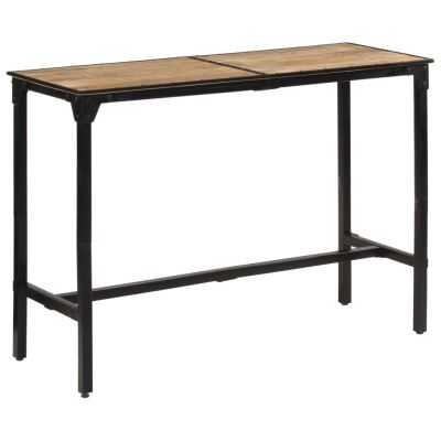 Gossi masa de bar, 150x55x107 cm, lemn masiv de mango nefinisat