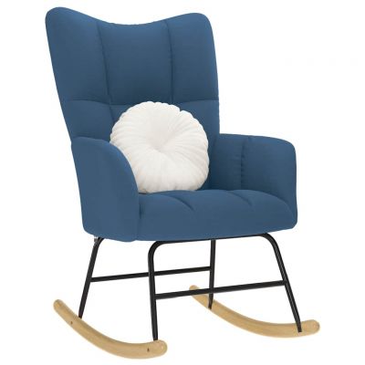 Gossi scaun balansoar, albastru, material textil