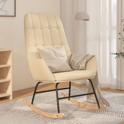 Gossi scaun balansoar, crem, material textil