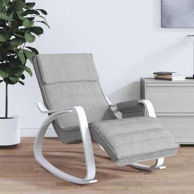 Gossi scaun balansoar, gri deschis, material textil