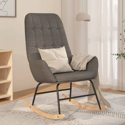 Gossi scaun balansoar, gri deschis, material textil
