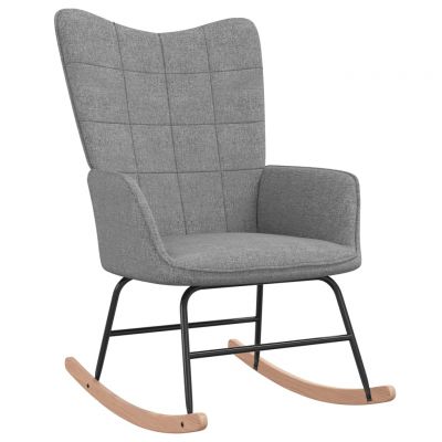 Gossi scaun balansoar, gri deschis, material textil
