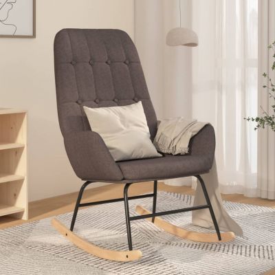 Gossi scaun balansoar, gri inchis, material textil