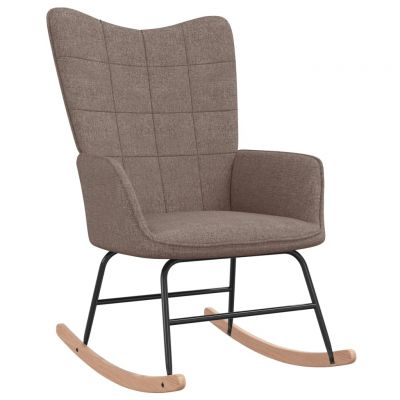 Gossi scaun balansoar, gri taupe, material textil