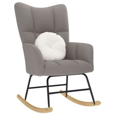 Gossi scaun balansoar, gri taupe, material textil