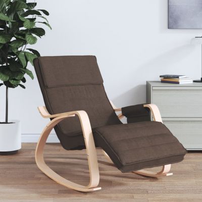 Gossi scaun balansoar, maro inchis, material textil