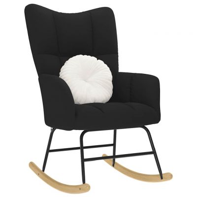 Gossi scaun balansoar, negru, material textil