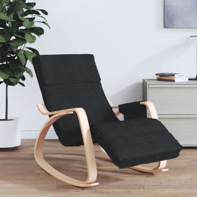 Gossi scaun balansoar, negru, material textil