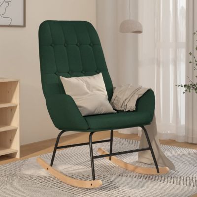 Gossi scaun balansoar, verde inchis, material textil