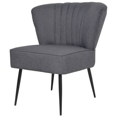 Gossi scaun cocktail, gri inchis, material textil