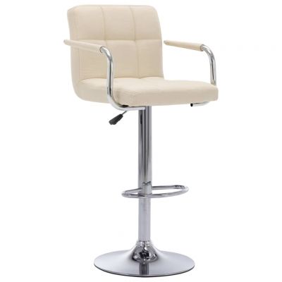 Gossi scaun de bar, crem, material textil
