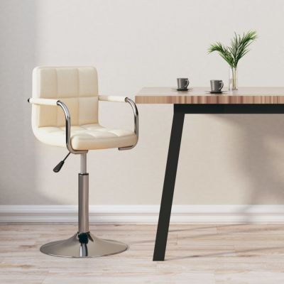Gossi scaun de bar, crem, material textil