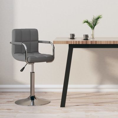 Gossi scaun de bar, gri deschis, material textil