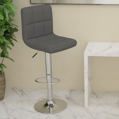 Gossi scaun de bar, gri inchis, material textil