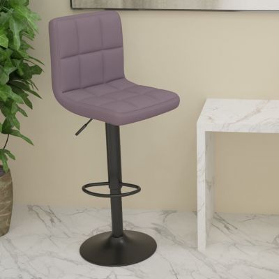 Gossi scaun de bar, gri taupe, material textil