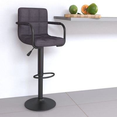 Gossi scaun de bar, gri taupe, material textil
