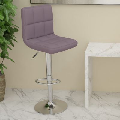 Gossi scaun de bar, gri taupe, material textil