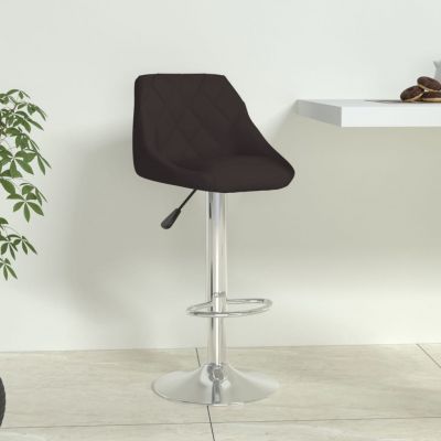 Gossi scaun de bar, negru, piele ecologica
