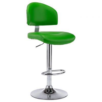 Gossi scaun de bar, verde, piele ecologica