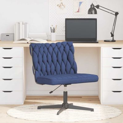 Gossi scaun de birou pivotant, albastru, material textil