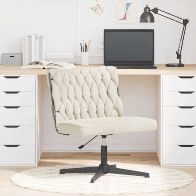 Gossi scaun de birou pivotant, crem, material textil