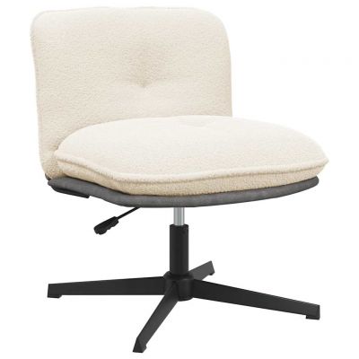 Gossi scaun de birou pivotant, crem, material textil