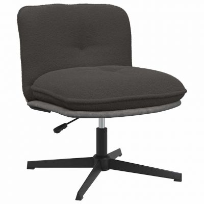 Gossi scaun de birou pivotant, gri inchis, material textil