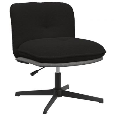 Gossi scaun de birou pivotant, negru, material textil