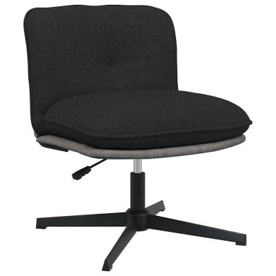 Gossi scaun de birou pivotant, negru, material textil