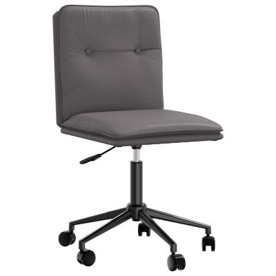 Gossi scaun de bucatarie, gri, piele ecologica