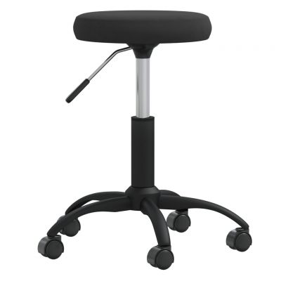Gossi scaun de bucatarie, negru, catifea