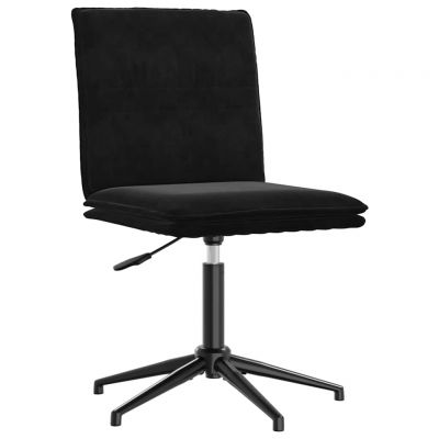 Gossi scaun de bucatarie, negru, catifea
