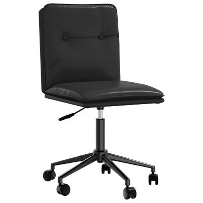Gossi scaun de bucatarie, negru, piele ecologica